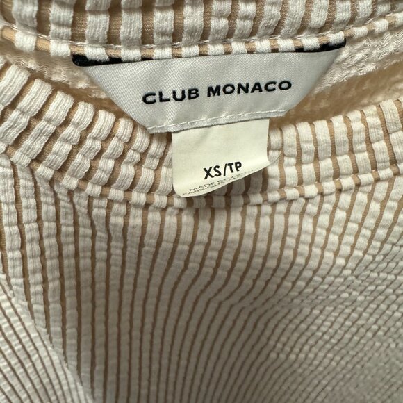 Club Monaco Textured Stripe Tee - Picture 6 of 6